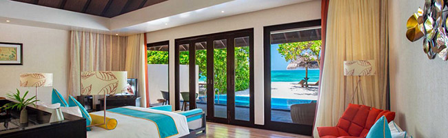 Atmosphere Kanifushi Maldives Sunset Beach Villa with Pool