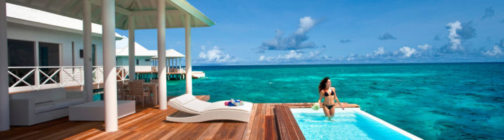 Diamonds Thudufushi Two Bedroom Water Villa Pool