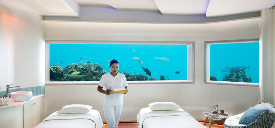 Huvafen Fushi Maldives Spa Underwater Treatment
