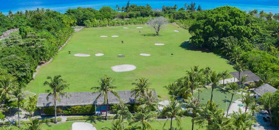 Kuredu Island Resort & Spa Golf Aerial