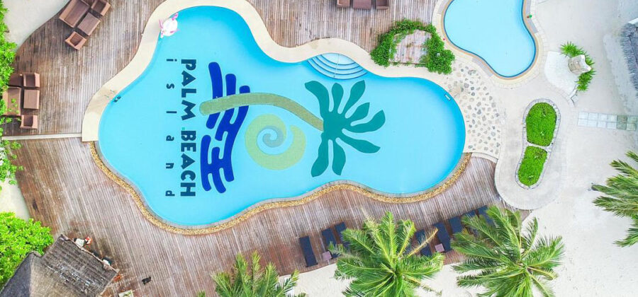 Palm Beach Island Resort & Spa Maldives Aerial Pool