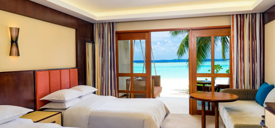 Sheraton Maldives Beach Front Deluxe Room