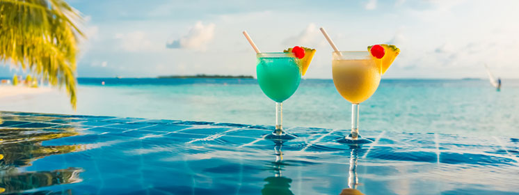 Drinks im Thaa Atoll trinken